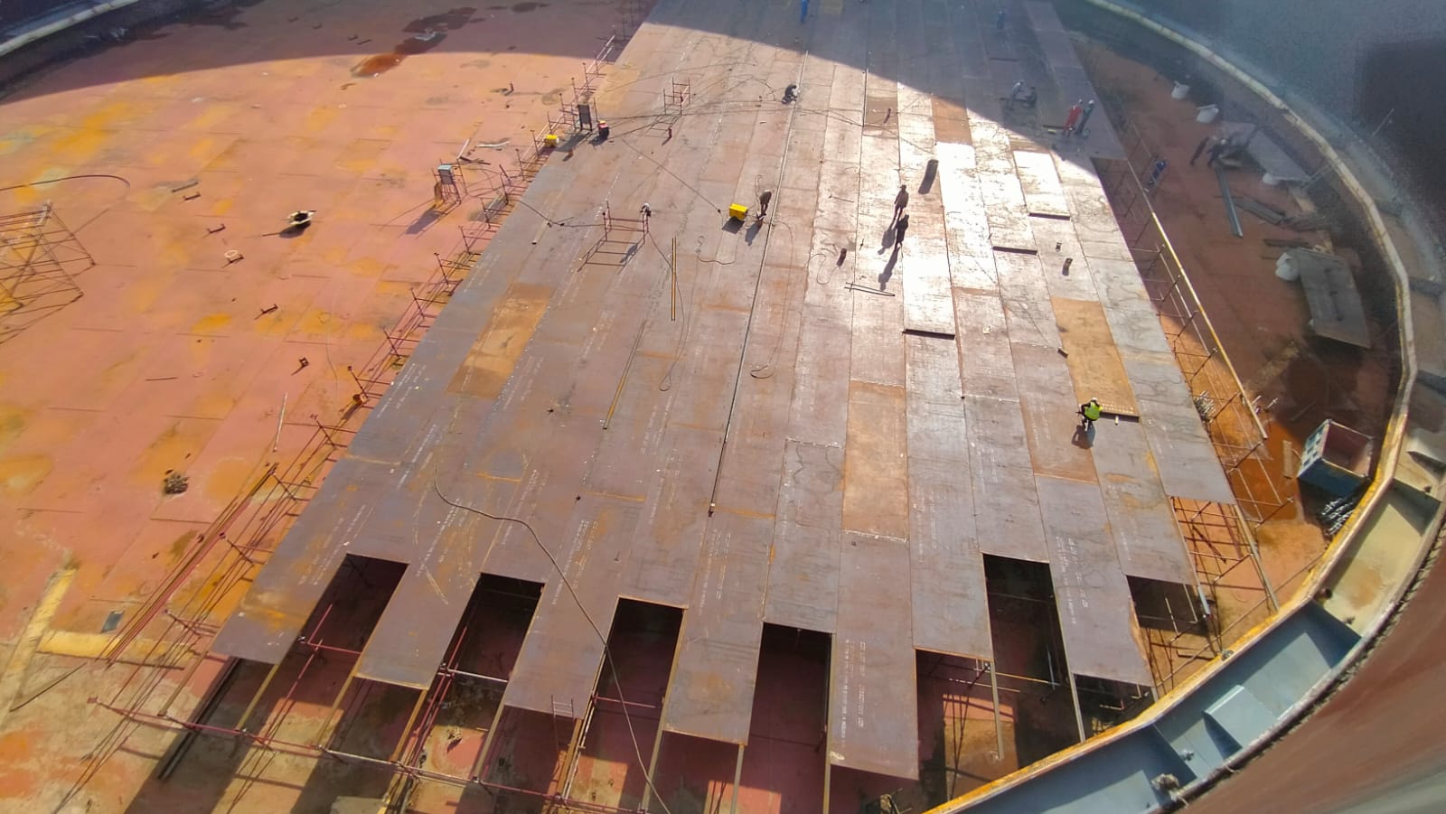 Storage Tank Bottom Plate Replacement Mechanical Works
